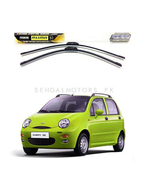 Chery QQ Maximus Premium Silicone Wiper Blades - Model 2003-2012