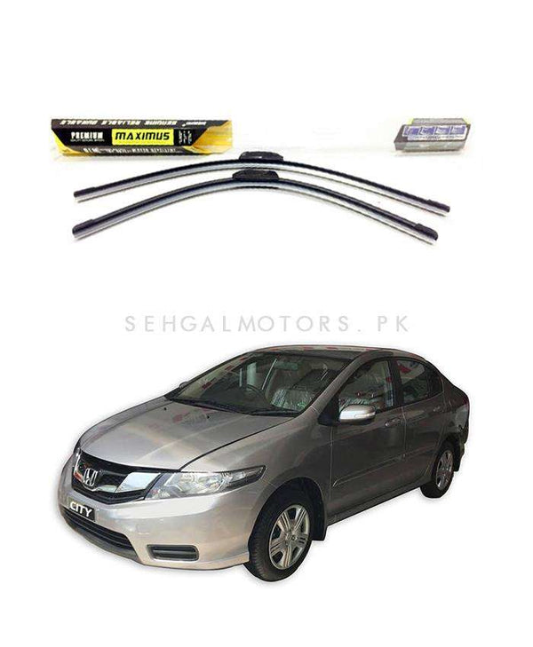 Honda City Maximus Premium Silicone Wiper Blades - Model 2015-2021