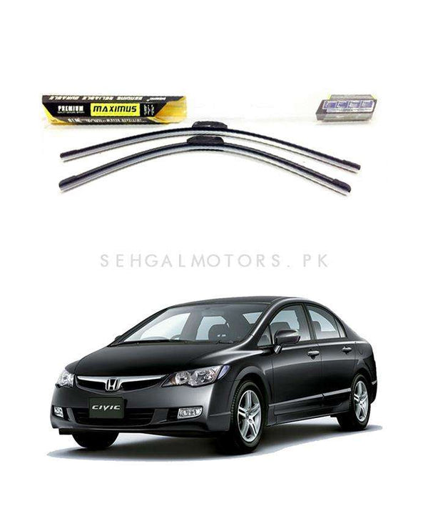 Honda Civic Maximus Premium Silicone Wiper Blades - Model 2006-2012