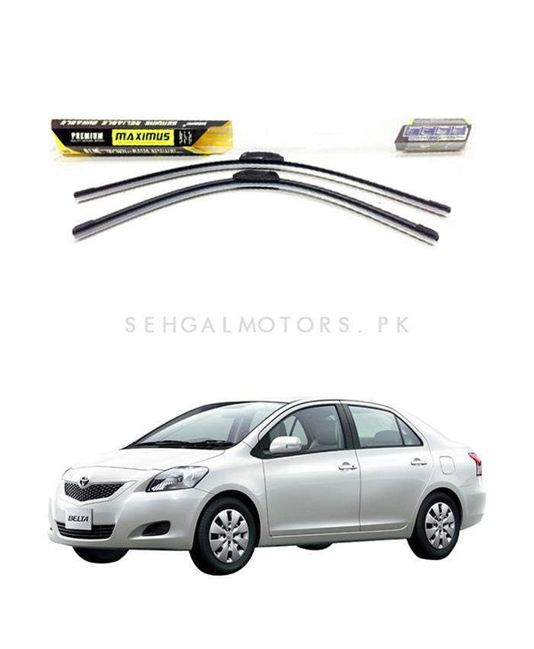 Toyota Belta Maximus Premium Silicone Wiper Blades - Model 2005-2012