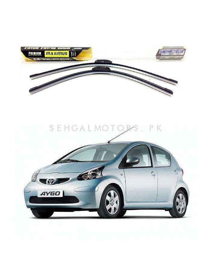 Aygo Maximus Premium Silicone Wiper Blades - Model 2005-2014