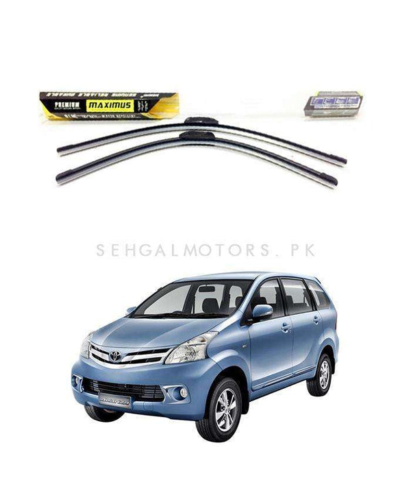 Avanza Maximus Premium Silicone Wiper Blades - Model 2012-2017