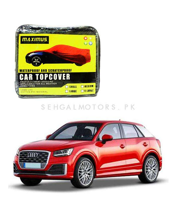 Audi Q2 Maximus Non Woven Scratchproof Waterproof Car Top Cover - Model 2017-2021