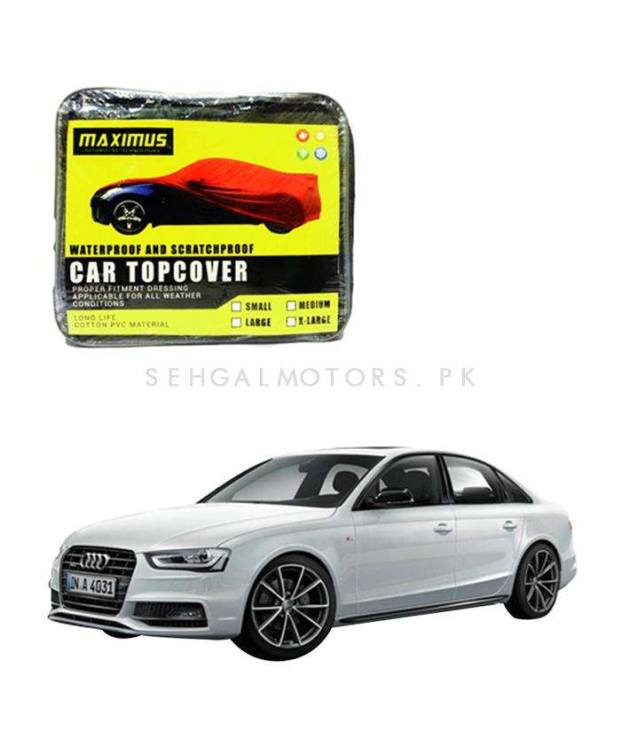 Audi A4 Maximus Non Woven Scratchproof Waterproof Car Top Cover - Model 2008-2016