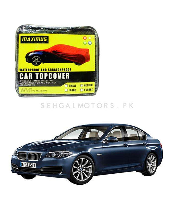 BMW 5 Series Maximus Non Woven Scratchproof Waterproof Car Top Cover - Model 2010-2017