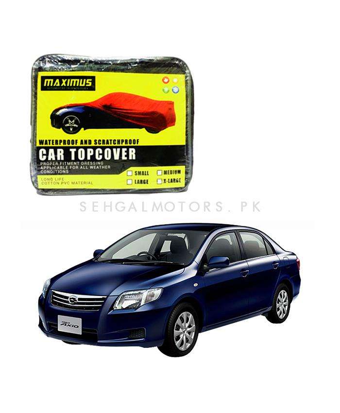 Toyota Corolla Axio Maximus Non Woven Scratchproof Waterproof Car Top Cover - Model 2006-2012