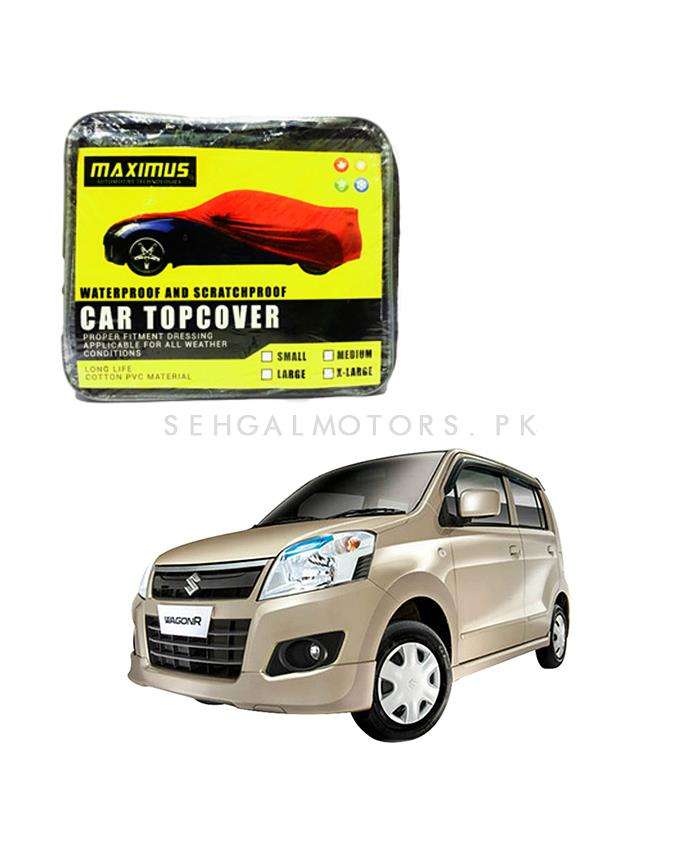 Suzuki Wagon R Maximus Non Woven Scratchproof Waterproof Car Top Cover - Model 2014-2021