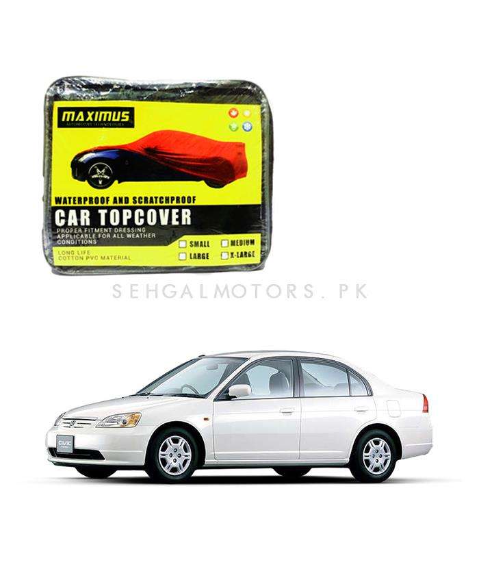 Honda Civic Maximus Non Woven Scratchproof Waterproof Car Top Cover - Model 2001-2004