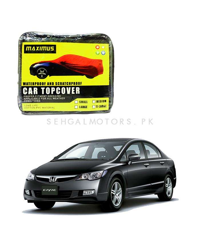 Honda Civic Maximus Non Woven Scratchproof Waterproof Car Top Cover - Model 2006-2012