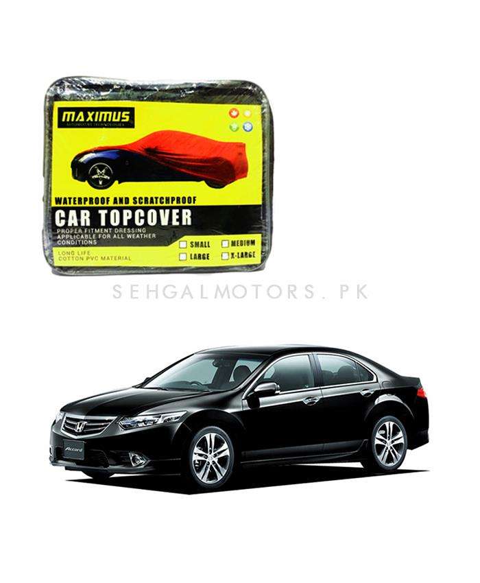 Honda Accord Maximus Non Woven Scratchproof Waterproof Car Top Cover - Model 2008-2012