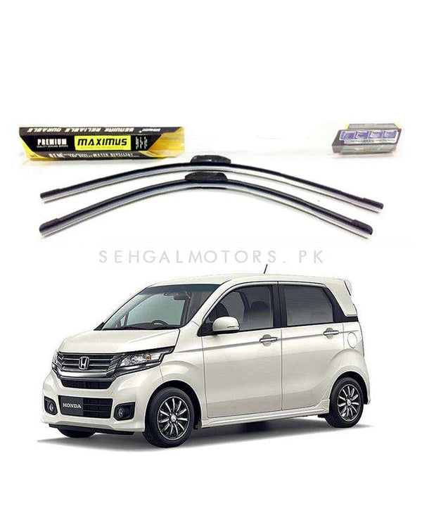 Honda N Wagon Maximus Premium Silicone Wiper Blades - Model 2013-2017