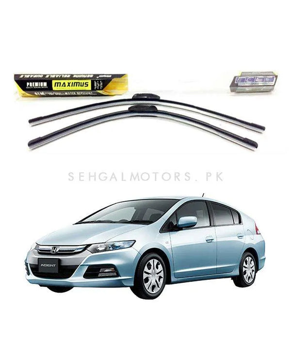 Honda Insight Maximus Premium Silicone Wiper Blades - Model 2009-2014