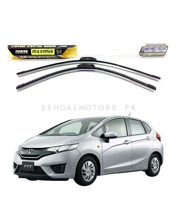 Honda Fit Maximus Premium Silicone Wiper Blades - Model 2013-2017