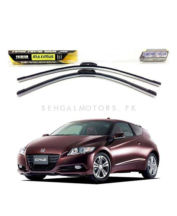 Honda CRZ Sports Hybrid Maximus Premium Silicone Wiper Blades - Model 2010-2017