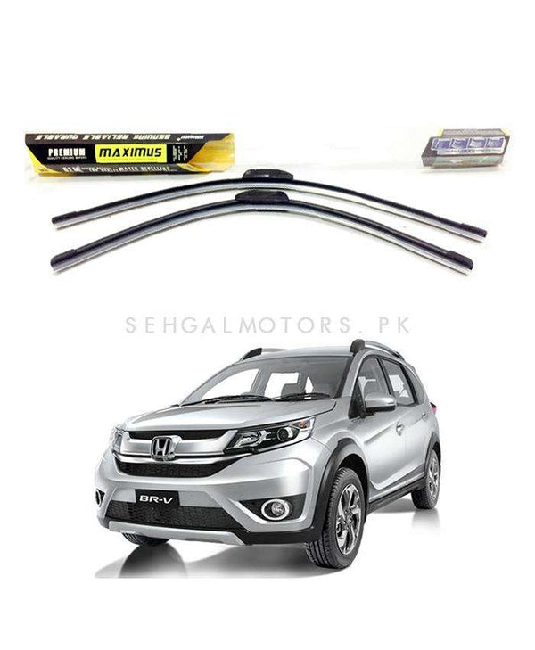 Honda BRV Maximus Premium Silicone Wiper Blades - Pair - Model 2017-2022