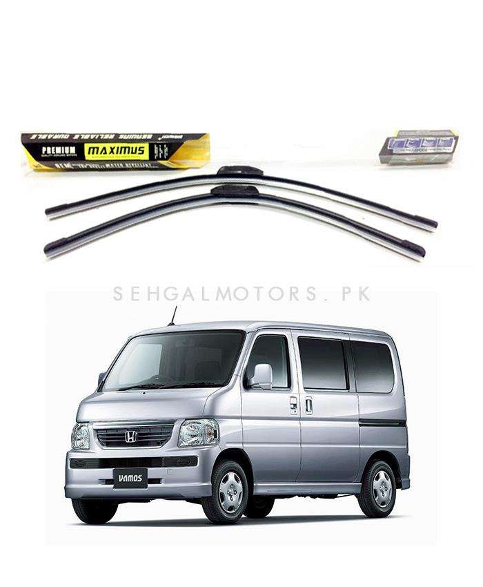 Honda Acty-Basegrade Maximus Premium Silicone Wiper Blades - Pair - Model 1999-2009