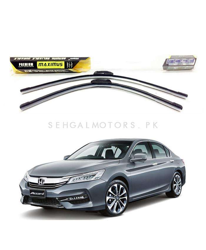 Honda Accord Maximus Premium Silicone Wiper Blades - Pair - Model 2008-2012