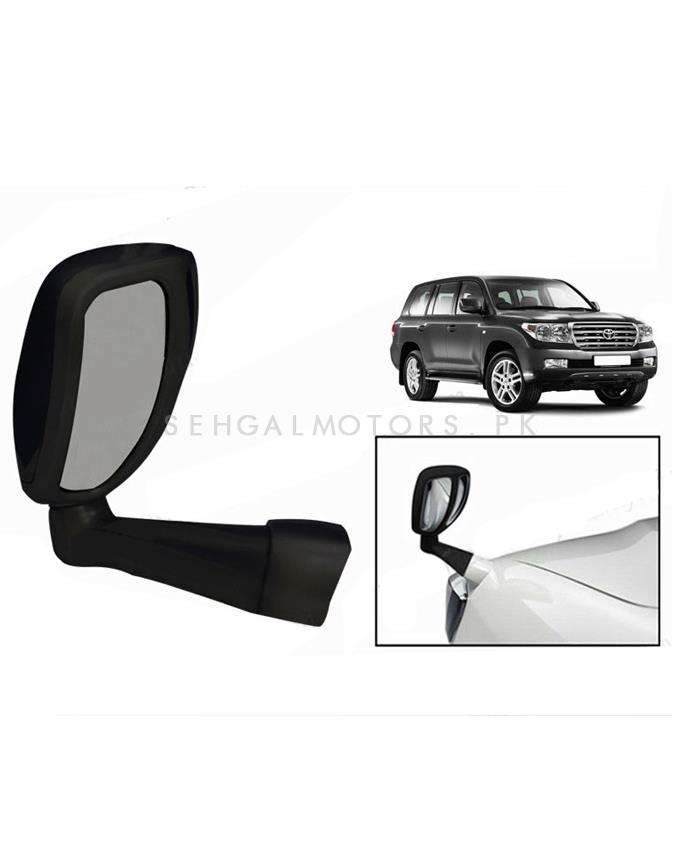 Universal Front Parking Fender Blind Spot Mirror Black