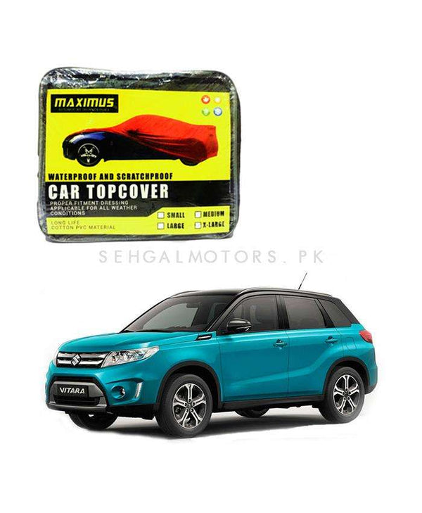 Suzuki Vitara Maximus Non Woven Scratchproof Waterproof Car Top Cover - Model 2016-2021