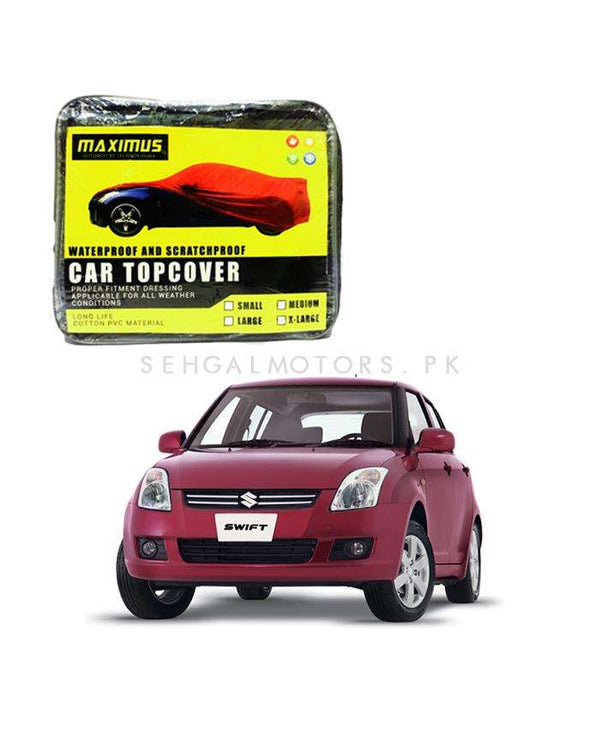 Suzuki Swift Maximus Non Woven Scratchproof Waterproof Car Top Cover - Model 2010-2017