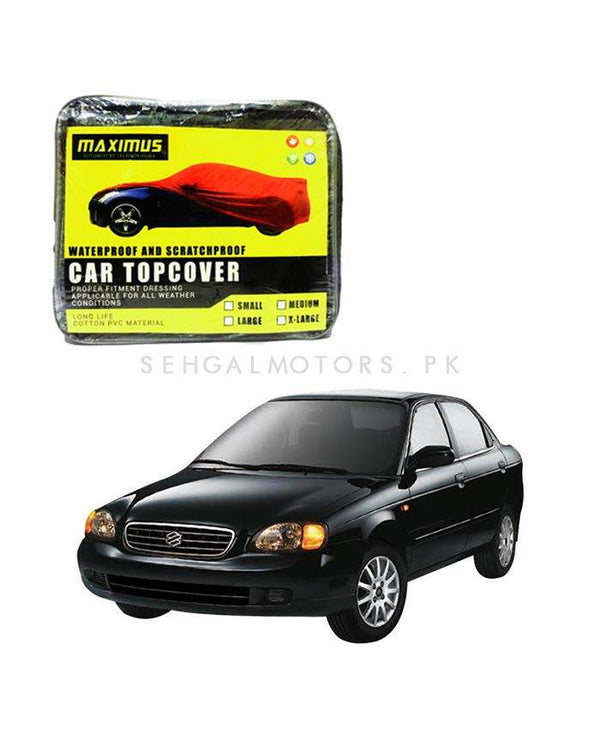 Suzuki Baleno Maximus Non Woven Scratchproof Waterproof Car Top Cover - Model 1998-2005