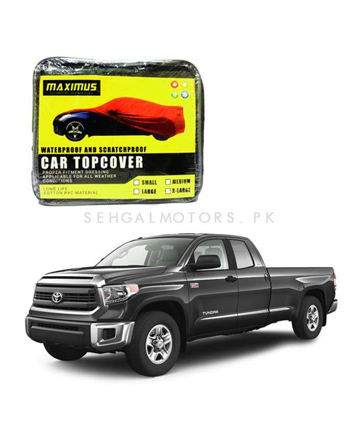 Toyota Tundra Maximus Non Woven Scratchproof Waterproof Car Top Cover - Model 2007-2013