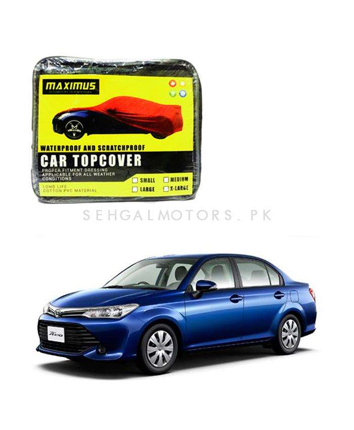 Toyota Corolla Axio Maximus Non Woven Scratchproof Waterproof Top Cover - Model 2012-2017