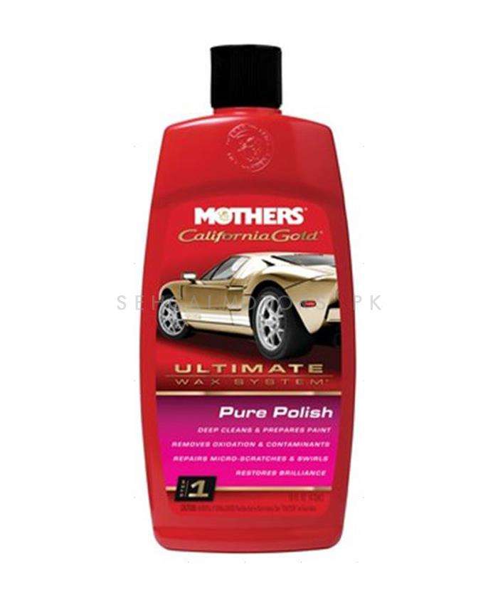 Mothers California Gold Pure Polish - 473 ML (07100) Car Hydrophobic Liquid Polish Wax