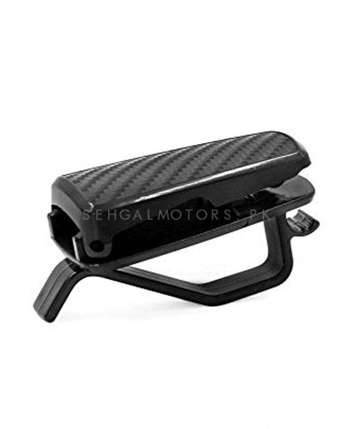 Carbon Fiber Car Sun glasses Clip Holder