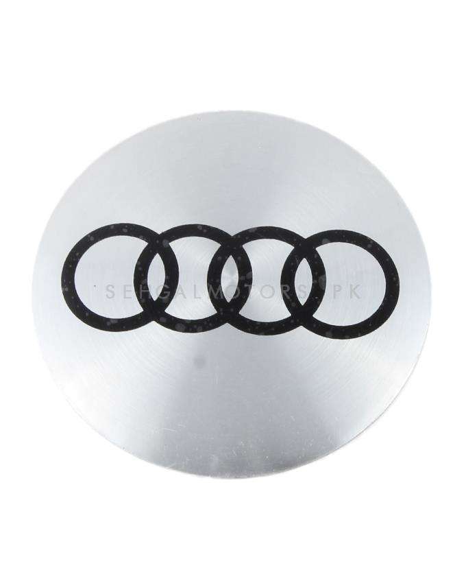 Audi Wheel Cap Logo Chrome - 4 pieces