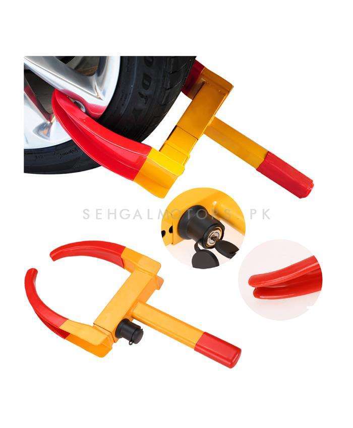 Car Security Anti Theft Wheel Tire Tyre Clamp Lock