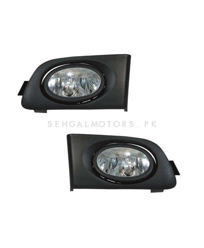 Honda Civic DLAA Fog Lamps Bumper Light Without Chrome HD050 - Model 2001-2004