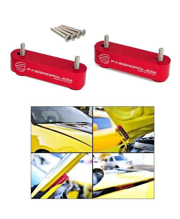 Password JDM Hood Spacer - Red