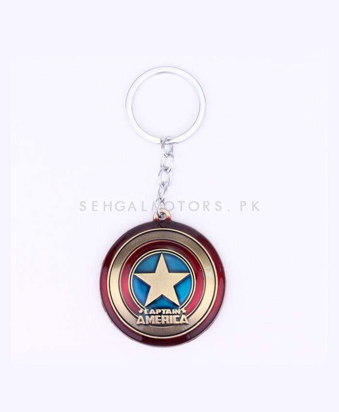 Captain America Metal Keychain Keyring