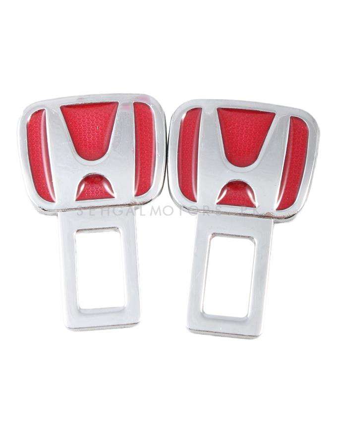 Honda Logo Seat Belt Clip - Red