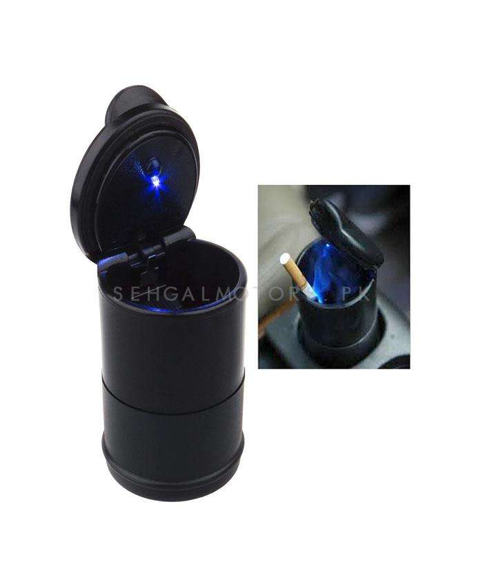 Car Portable Car Ashtray For Smokers With LED Light