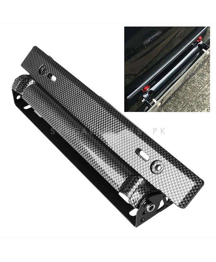 Number Plate License Plate Carbon fiber Double Adjust Tilter