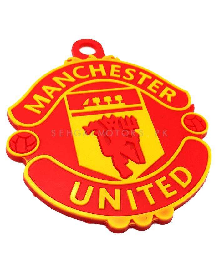 Manchester United PVC Hanging Tag for Windshield Red Yellow