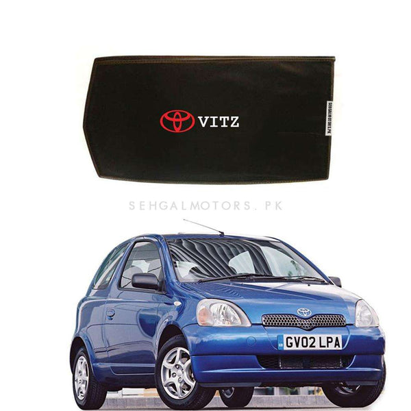 Toyota Vitz Side Sunshade with Logo - Model 1998-2004