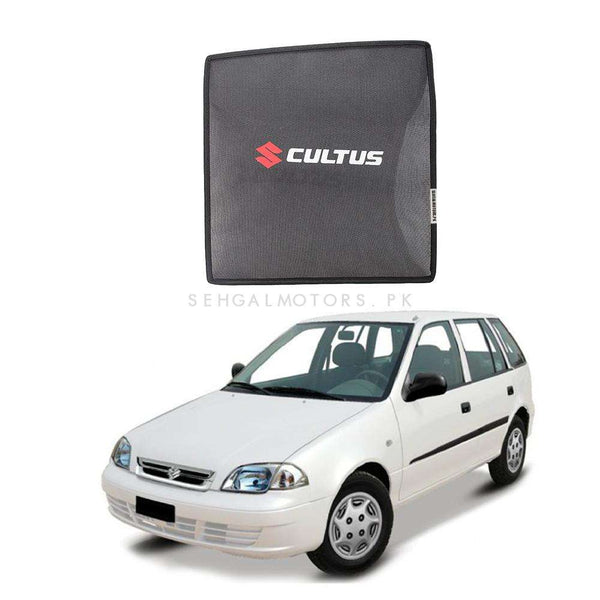 Suzuki Cultus Foldable & Flexible Sunshade With Logo 2007-2016