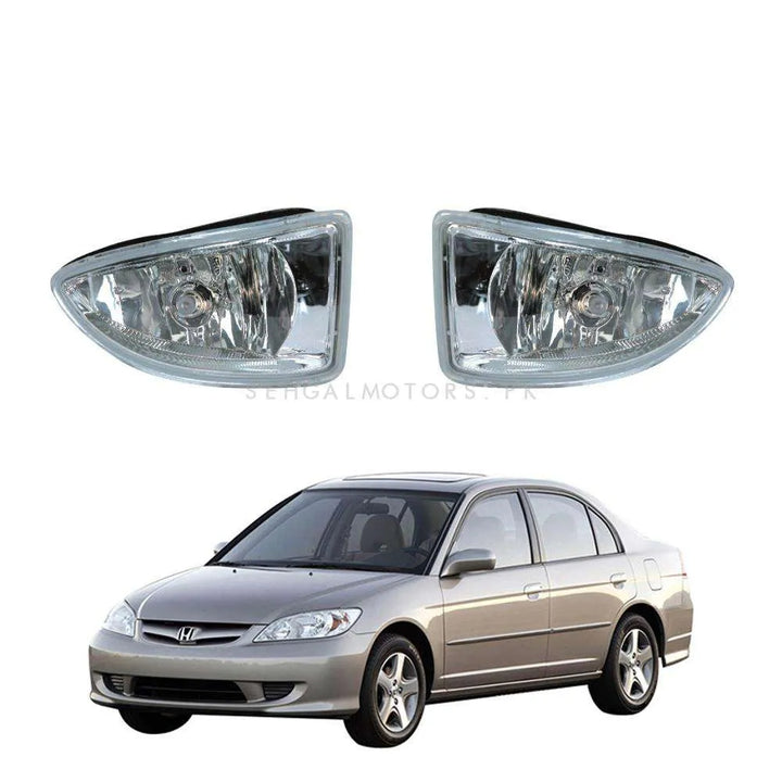 Honda Civic CF4 DLAA Fog Lamps Bumper Light HD031- Model 2005-2006