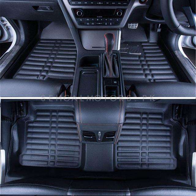 Toyota Corolla 5D Custom Floor Mat Black 3 Pcs - Model 2008-2014