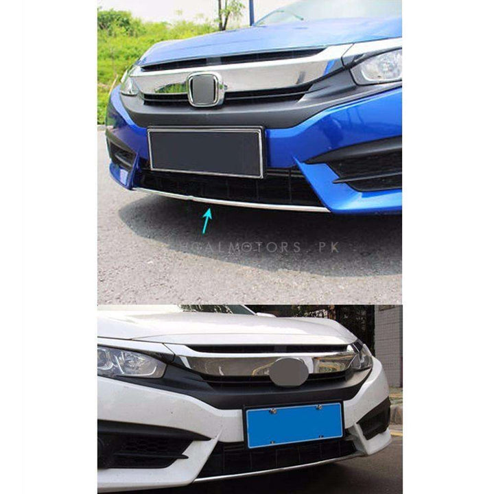 Honda Civic Front Bumper Chrome - Model 2016-2021