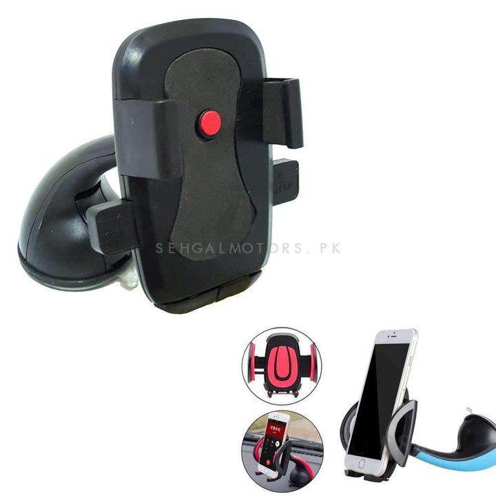 Mouth Mobile Holder Black