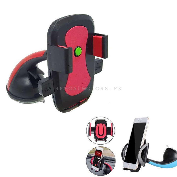 Mouth Mobile Holder Red