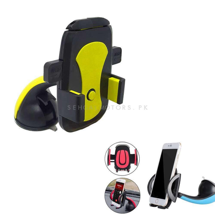 Mouth Mobile Holder Yellow