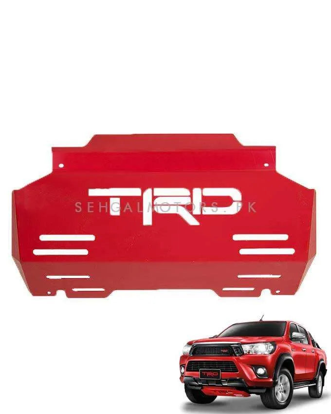 Toyota Hilux Vigo/Revo/Rocco TRD Front Bumper Skid Plate Red