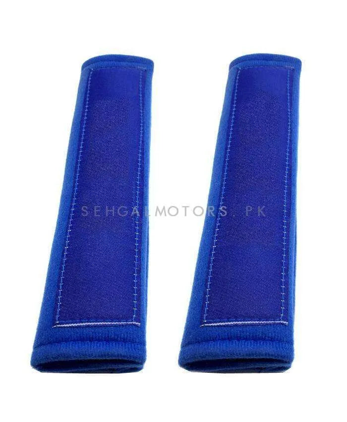 Fancy Sporty Seat Belt Covers Blue Color