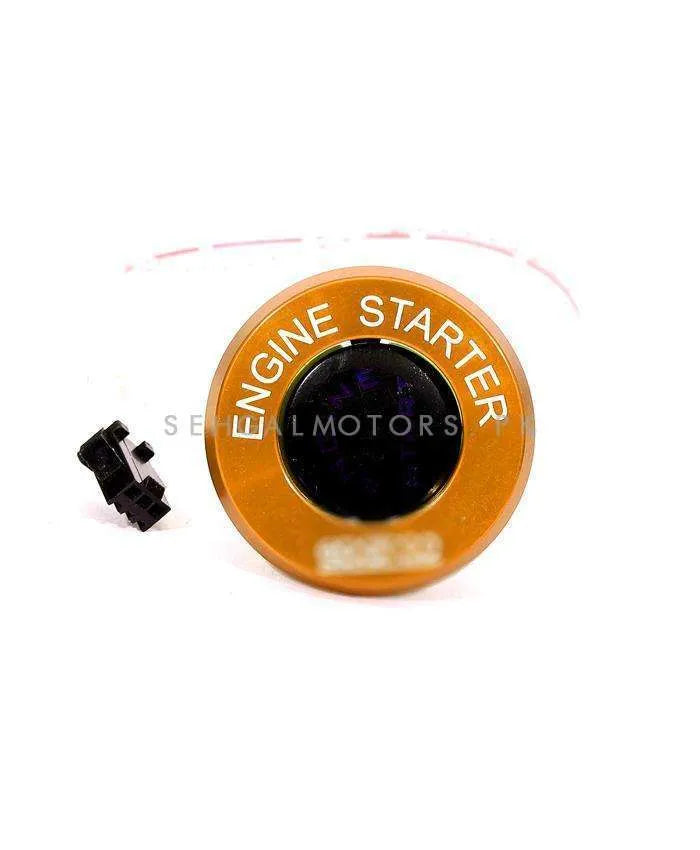 Car Engine Push Start Button