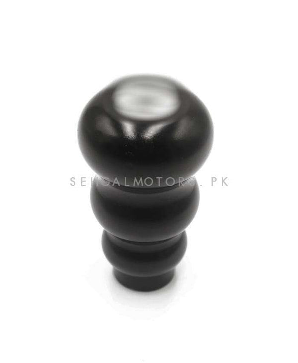 Gear Shift Knob For Auto Double Curve Black Color